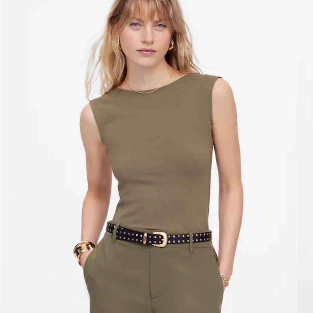 NWT Madewell Khaki Lowback Tee